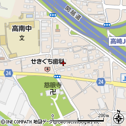 群馬県高崎市上滝町923周辺の地図