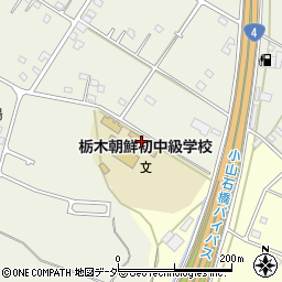 栃木県小山市中久喜1518周辺の地図