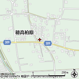 長野県安曇野市穂高柏原640周辺の地図