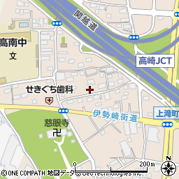 群馬県高崎市上滝町921周辺の地図