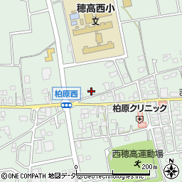 長野県安曇野市穂高柏原2710周辺の地図
