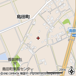 茨城県水戸市島田町周辺の地図