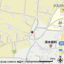 栃木県栃木市大平町西水代1921周辺の地図