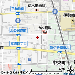 株式会社三河屋伊勢崎市場店周辺の地図
