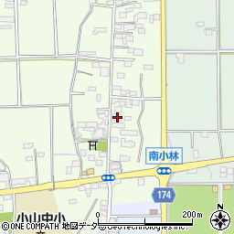 栃木県小山市南小林36周辺の地図