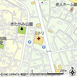 ニトリ伊勢崎店周辺の地図