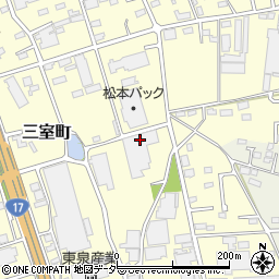 クライチ伊勢崎工場周辺の地図