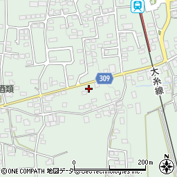 長野県安曇野市穂高柏原1092周辺の地図