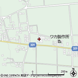 長野県安曇野市穂高柏原2291周辺の地図