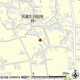 長野県安曇野市豊科南穂高5183-1周辺の地図