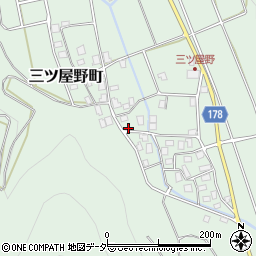 石川県白山市三ツ屋野町ロ137周辺の地図