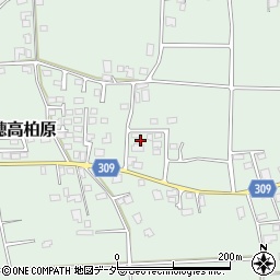 長野県安曇野市穂高柏原658周辺の地図