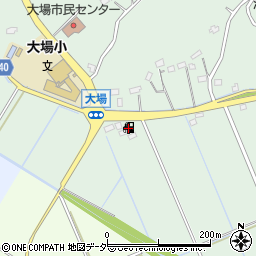 飛田石油店周辺の地図