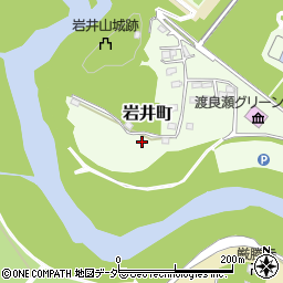 栃木県足利市岩井町周辺の地図