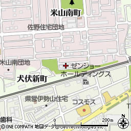 栃木県佐野市米山南町27-12周辺の地図
