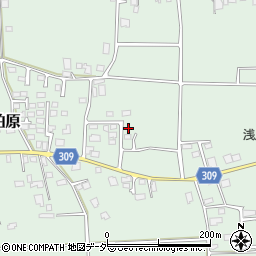 長野県安曇野市穂高柏原665周辺の地図