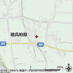 長野県安曇野市穂高柏原641周辺の地図