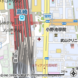 高崎イーストタワー周辺の地図