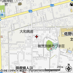 栃木県佐野市富岡町7周辺の地図