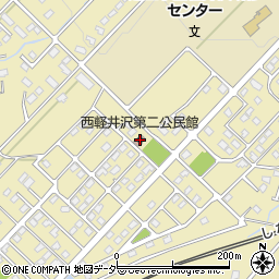 西軽井沢第二公民館周辺の地図