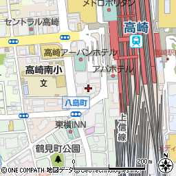 葵屋 Aoiya 高崎西口店周辺の地図