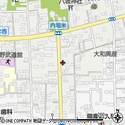 佐野堀米郵便局周辺の地図