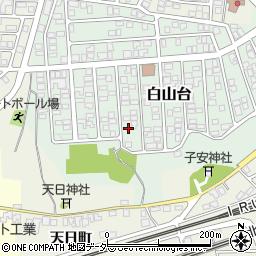 石川県加賀市白山台9-121周辺の地図