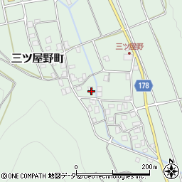 石川県白山市三ツ屋野町ロ139周辺の地図
