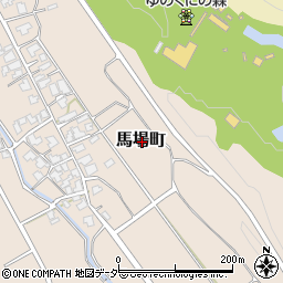 石川県小松市馬場町周辺の地図