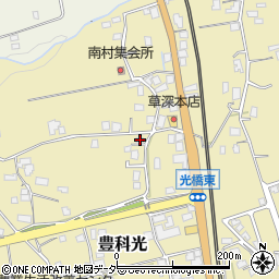 長野県安曇野市豊科光1045周辺の地図