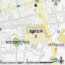 栃木県佐野市富岡町93周辺の地図