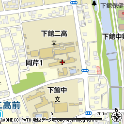 茨城県立下館第二高等学校周辺の地図
