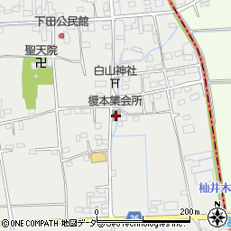 栃木市大平榎本集会所周辺の地図