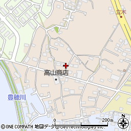 栃木県小山市立木1337周辺の地図