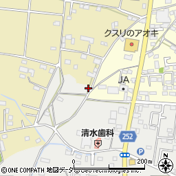 栃木県栃木市大平町西水代1912周辺の地図