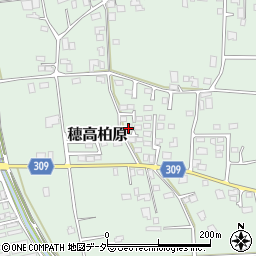 長野県安曇野市穂高柏原639周辺の地図