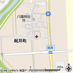 石川県加賀市梶井町ル周辺の地図