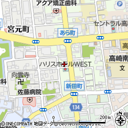 高崎信用金庫南支店周辺の地図