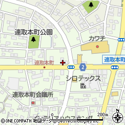 おおぎやラーメン伊勢崎連取店周辺の地図