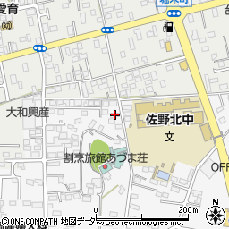 栃木県佐野市富岡町71周辺の地図