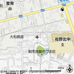 栃木県佐野市富岡町68-11周辺の地図