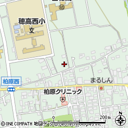 長野県安曇野市穂高柏原2739周辺の地図