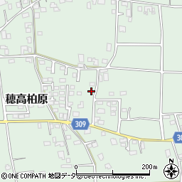 長野県安曇野市穂高柏原646周辺の地図