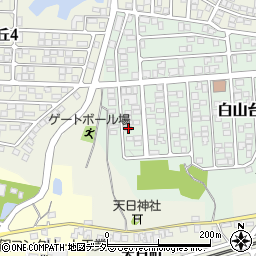 石川県加賀市白山台9-23周辺の地図