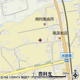 長野県安曇野市豊科光1040周辺の地図