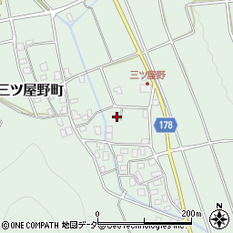 石川県白山市三ツ屋野町ロ130周辺の地図