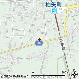 長野県安曇野市穂高柏原1070周辺の地図