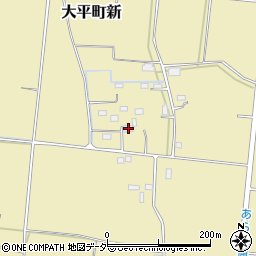 栃木県栃木市大平町新410-7周辺の地図