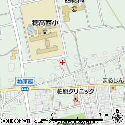 長野県安曇野市穂高柏原2712周辺の地図