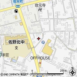 栃木県佐野市富岡町102周辺の地図